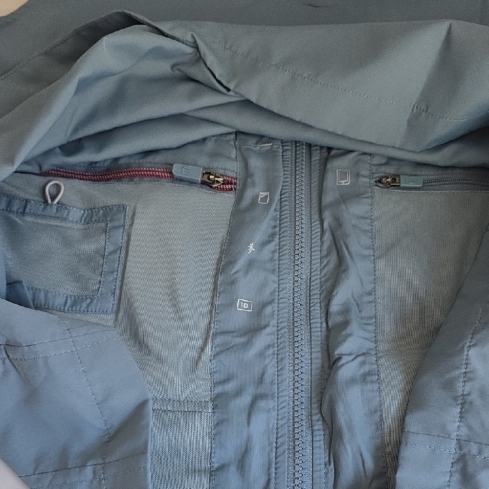 SCOTTeVEST Featherweight vest - 16 Hidden Pockets - size L - Cadet Blue - Picture 3 of 11